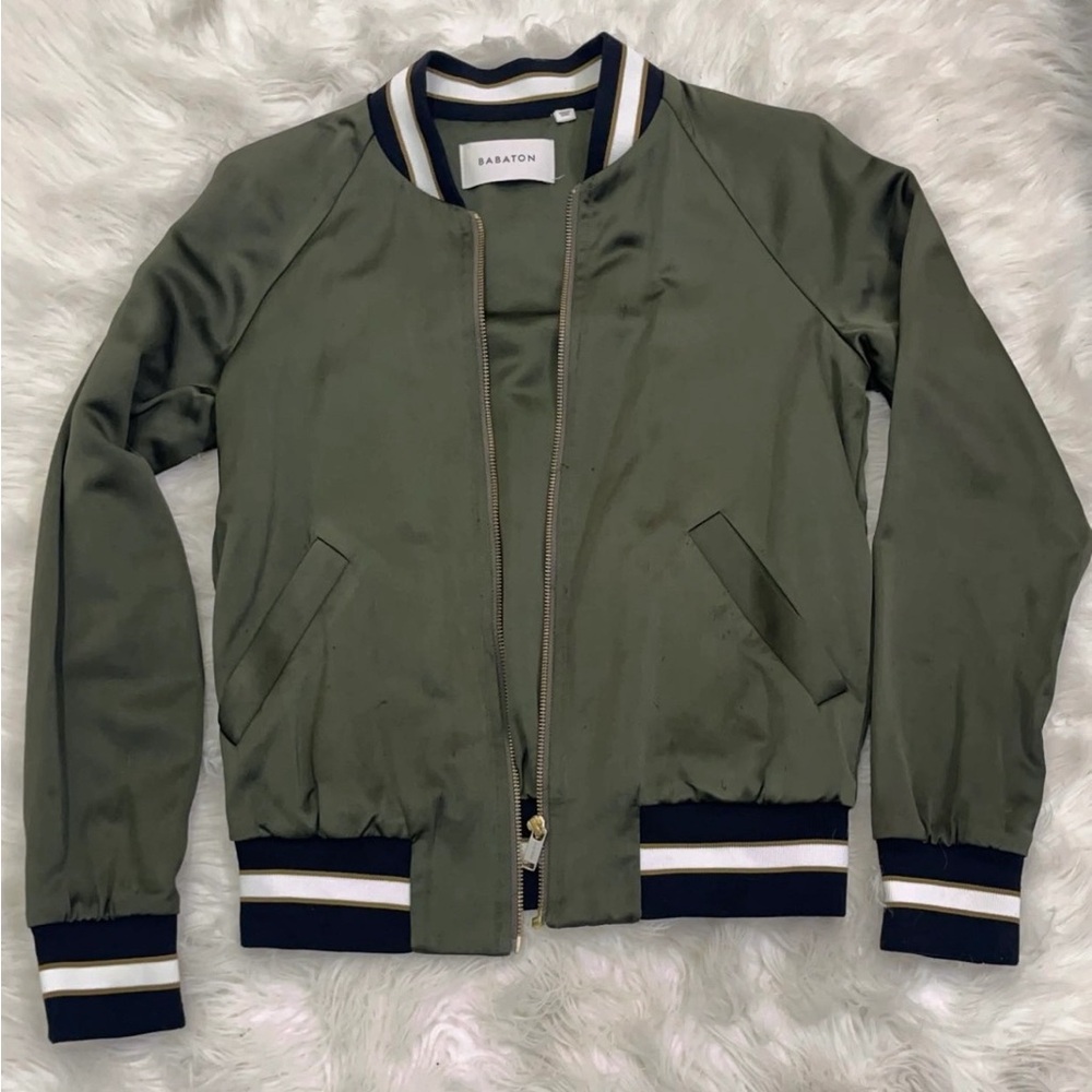 Green BABATON zip up